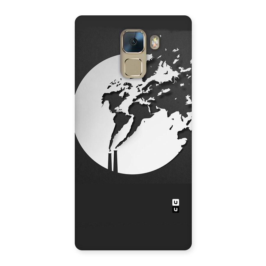 Disorted Design Black Back Case for Huawei Honor 7