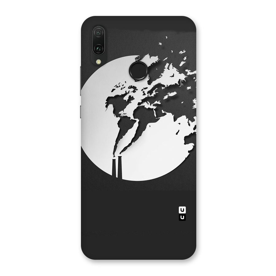 Disorted Design Black Back Case for Huawei Y9 (2019)