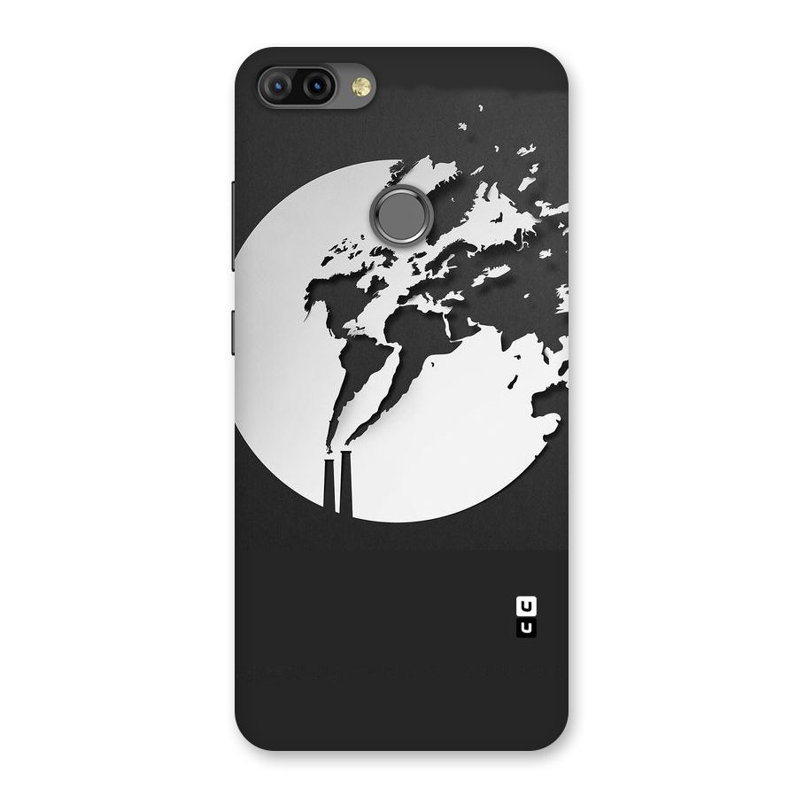 Disorted Design Black Back Case for Infinix Hot 6 Pro