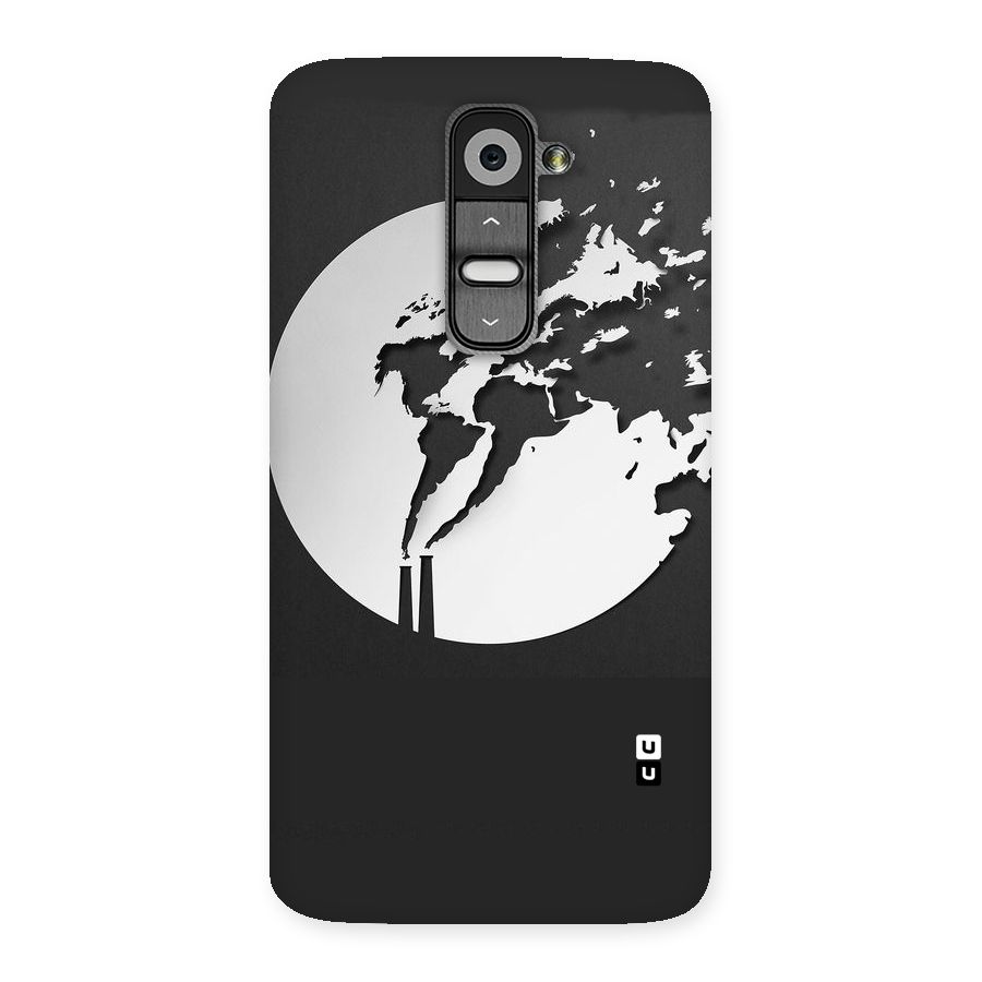 Disorted Design Black Back Case for LG G2