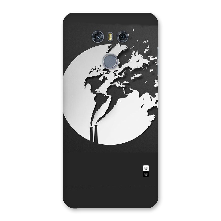Disorted Design Black Back Case for LG G6