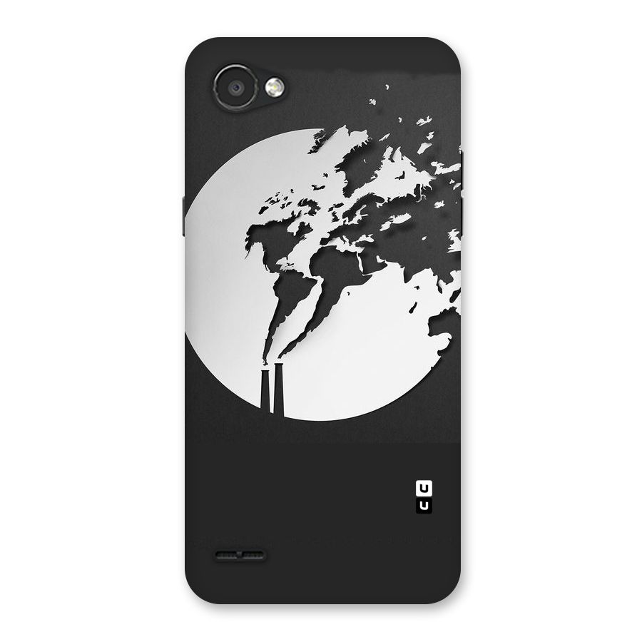Disorted Design Black Back Case for LG Q6