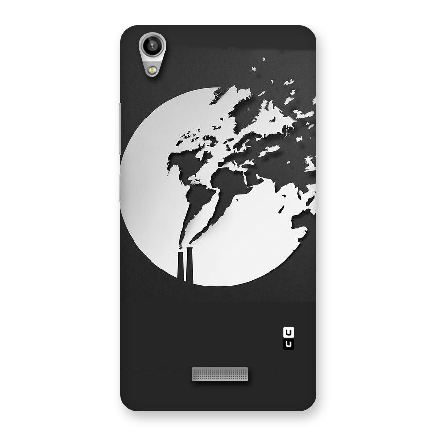 Disorted Design Black Back Case for Lava-Pixel-V1