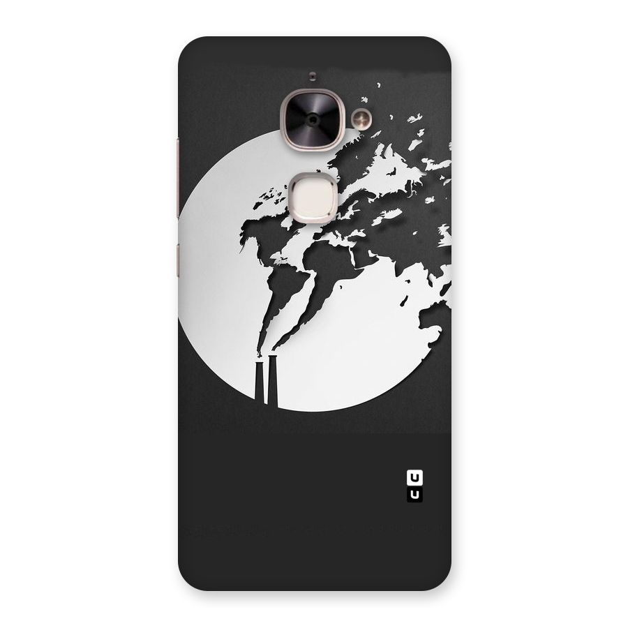 Disorted Design Black Back Case for Le 2