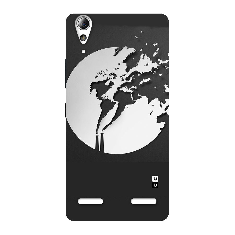 Disorted Design Black Back Case for Lenovo A6000 Plus