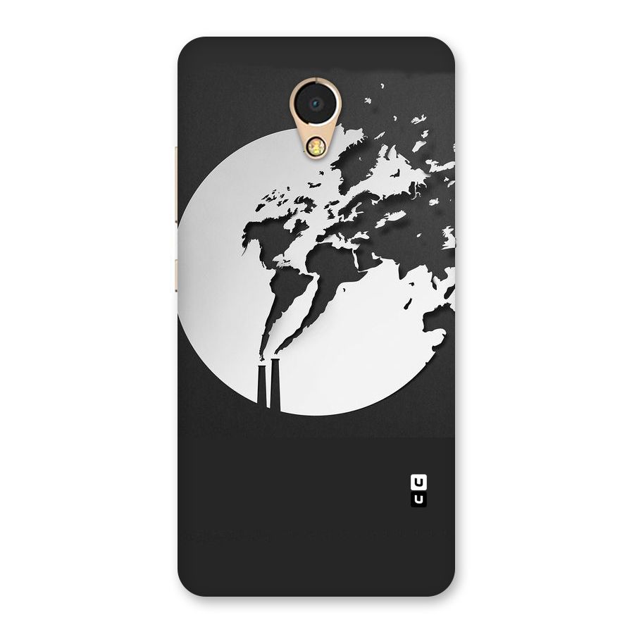 Disorted Design Black Back Case for Lenovo P2