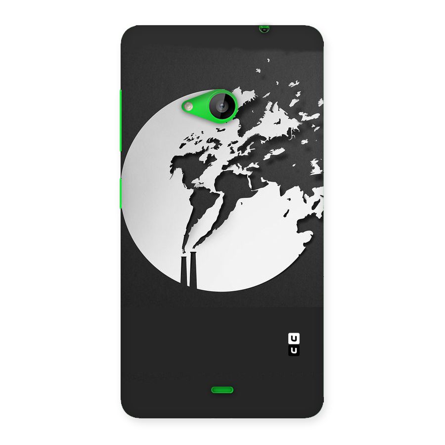 Disorted Design Black Back Case for Lumia 535