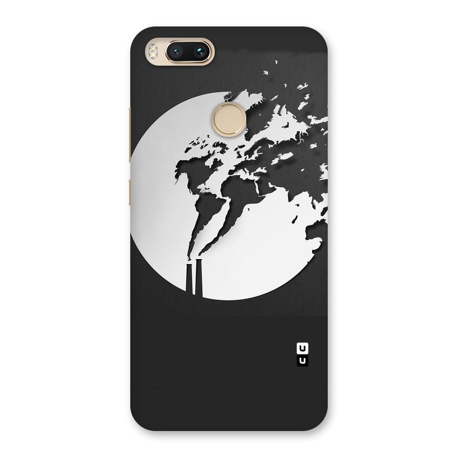 Disorted Design Black Back Case for Mi A1