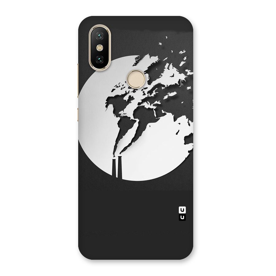 Disorted Design Black Back Case for Mi A2