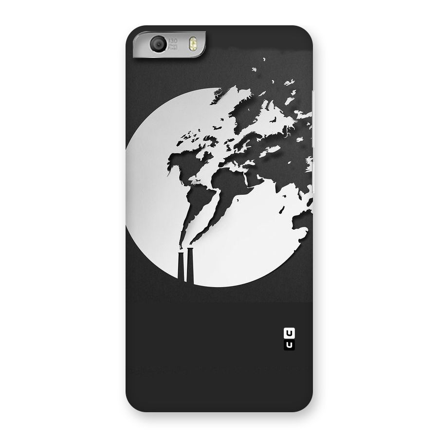Disorted Design Black Back Case for Micromax Canvas Knight 2