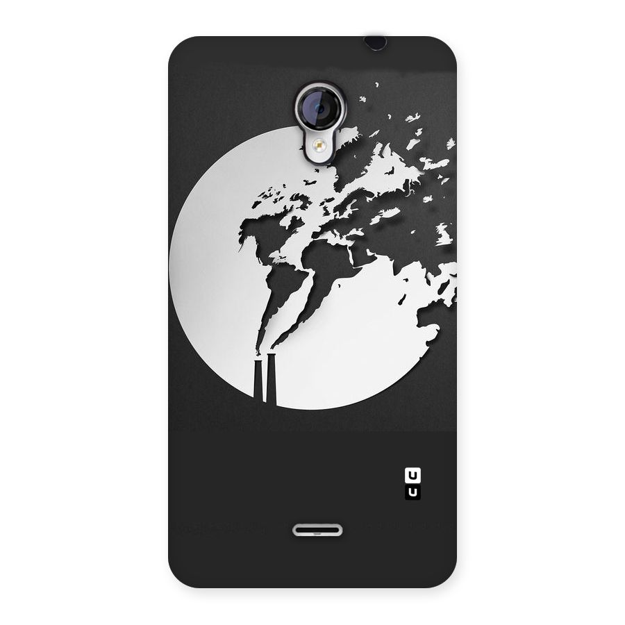 Disorted Design Black Back Case for Micromax Unite 2 A106