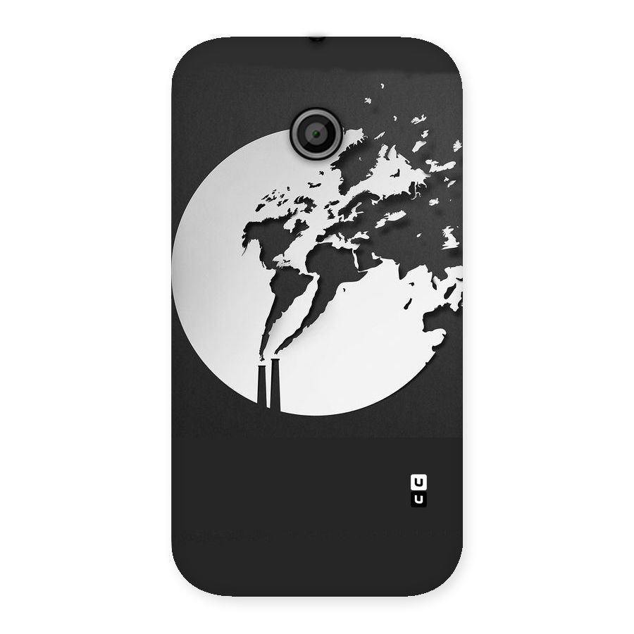 Disorted Design Black Back Case for Moto E