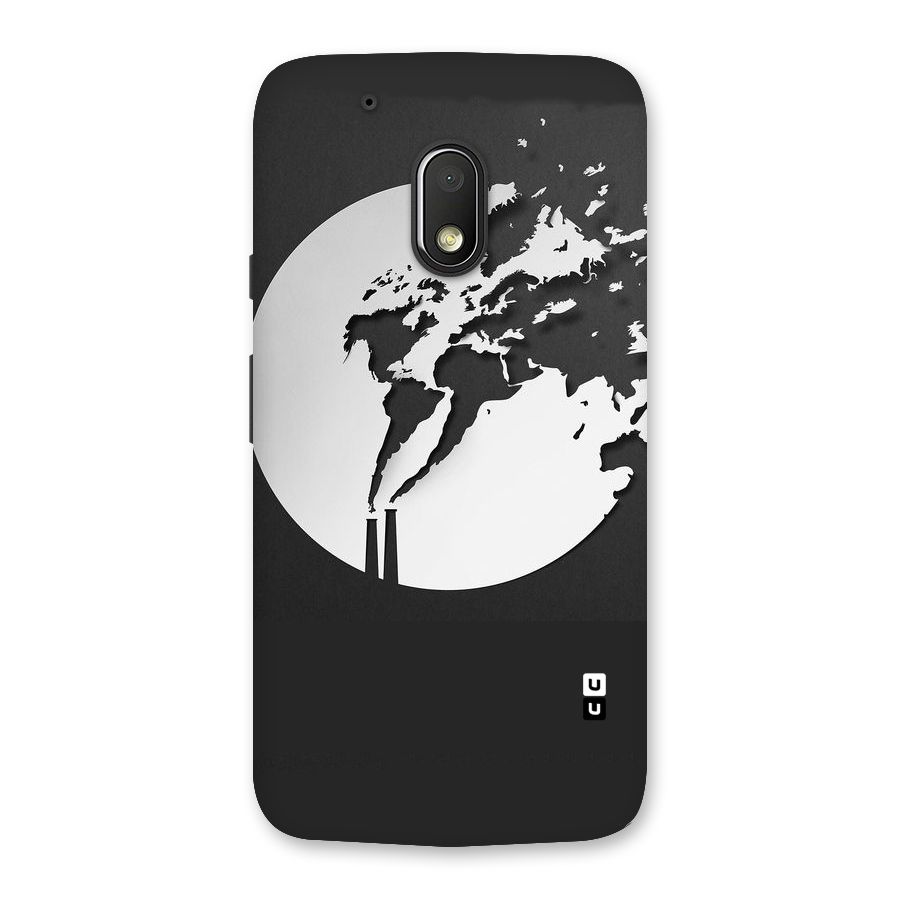 Disorted Design Black Back Case for Moto G4 Play