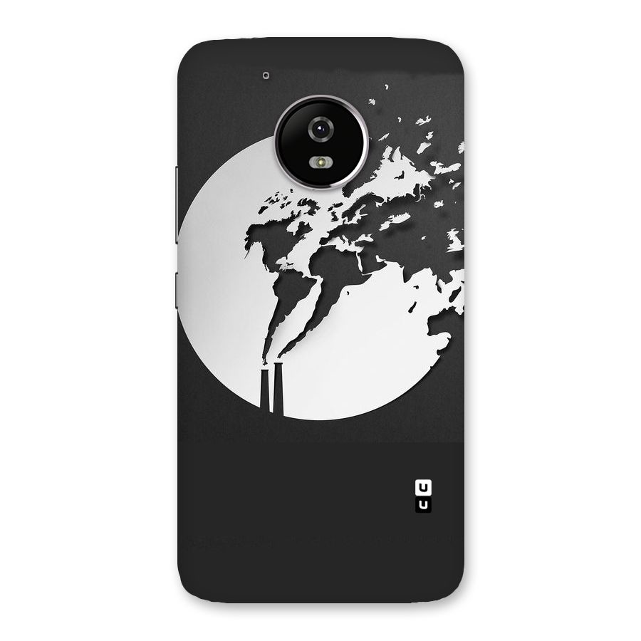 Disorted Design Black Back Case for Moto G5