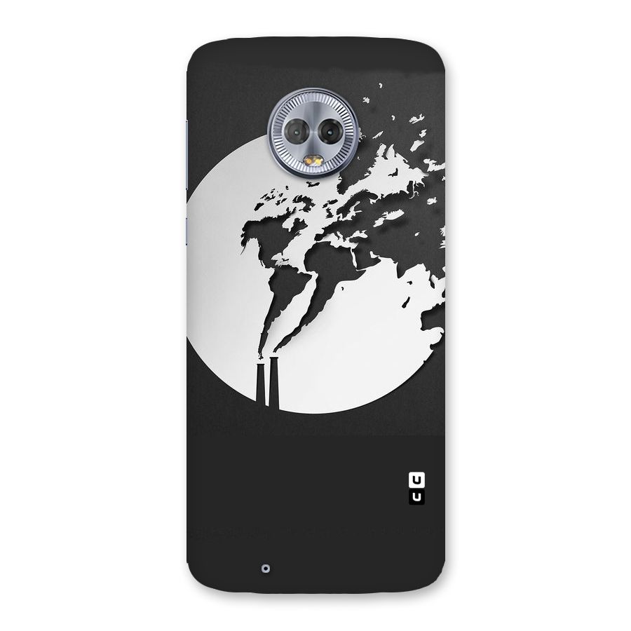 Disorted Design Black Back Case for Moto G6