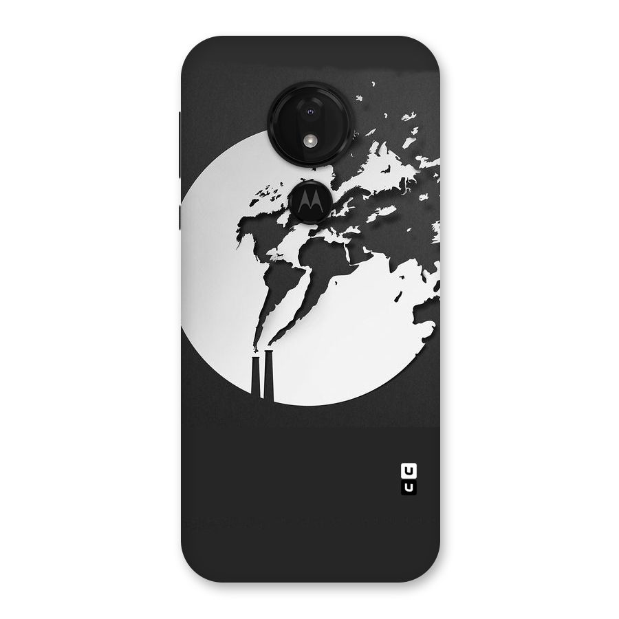 Disorted Design Black Back Case for Moto G7 Power