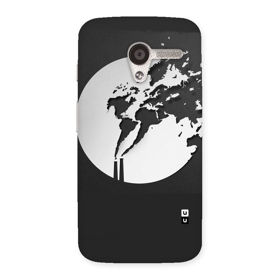 Disorted Design Black Back Case for Moto X