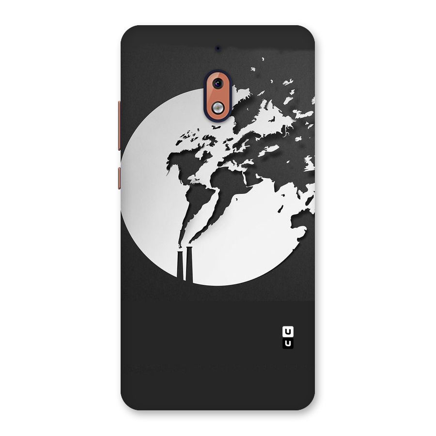 Disorted Design Black Back Case for Nokia 2.1