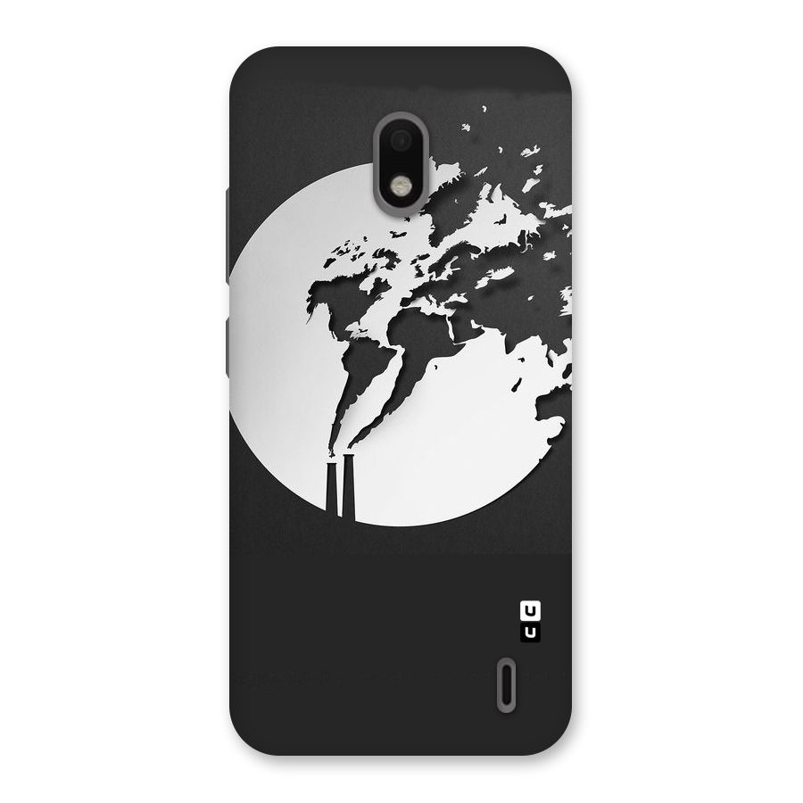 Disorted Design Black Back Case for Nokia 2.2