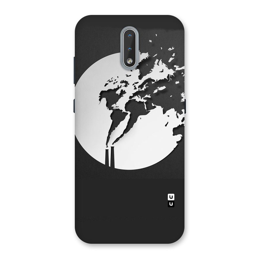 Disorted Design Black Back Case for Nokia 2.3