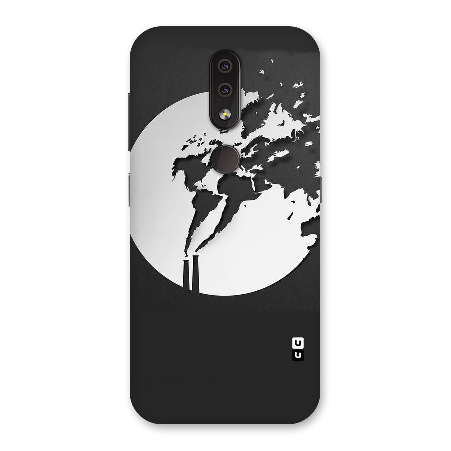 Disorted Design Black Back Case for Nokia 4.2