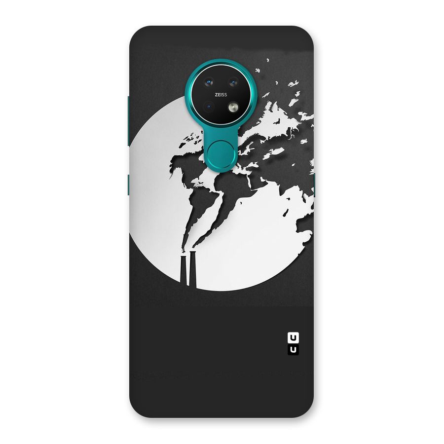 Disorted Design Black Back Case for Nokia 7.2