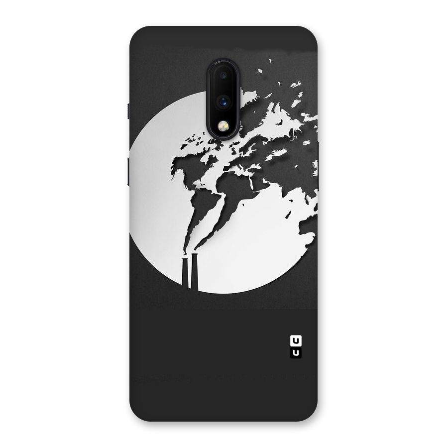 Disorted Design Black Back Case for OnePlus 7