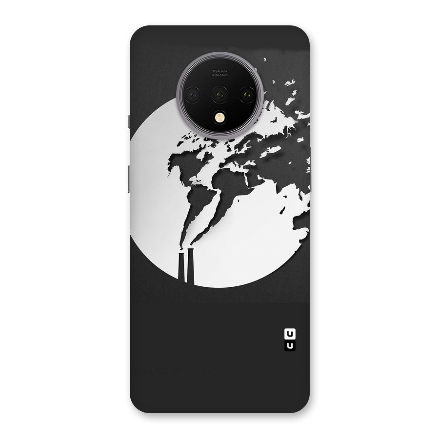 Disorted Design Black Back Case for OnePlus 7T