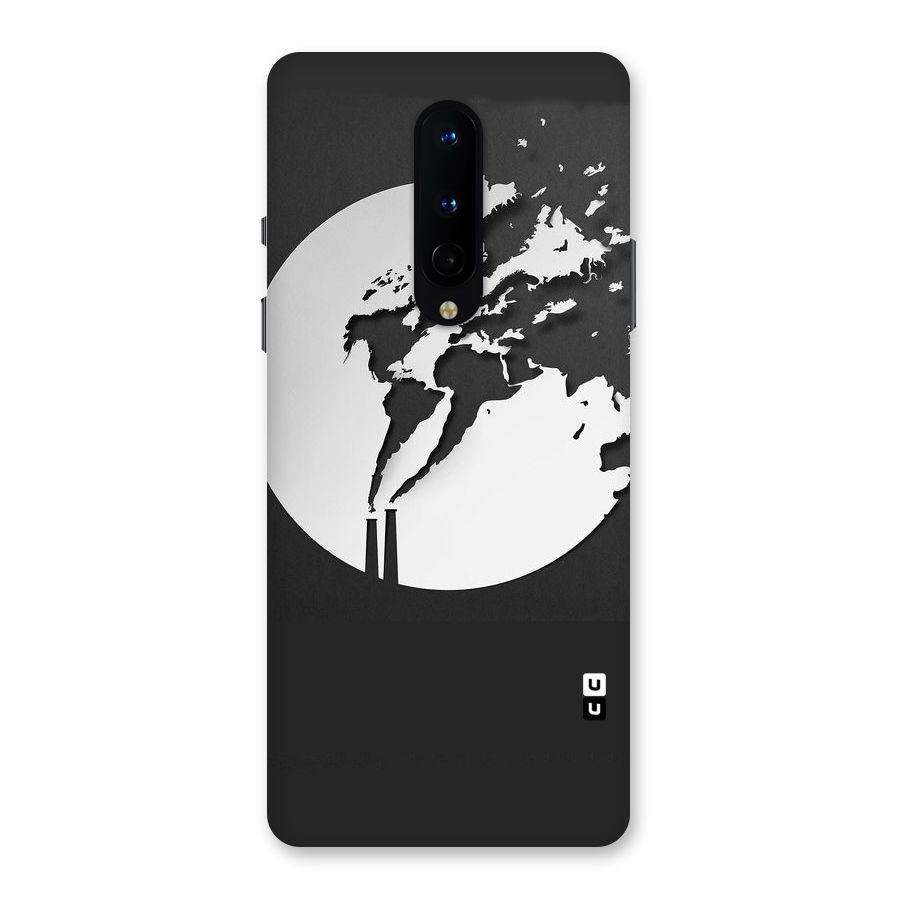 Disorted Design Black Back Case for OnePlus 8