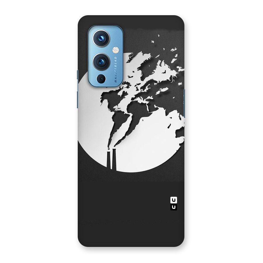 Disorted Design Black Back Case for OnePlus 9