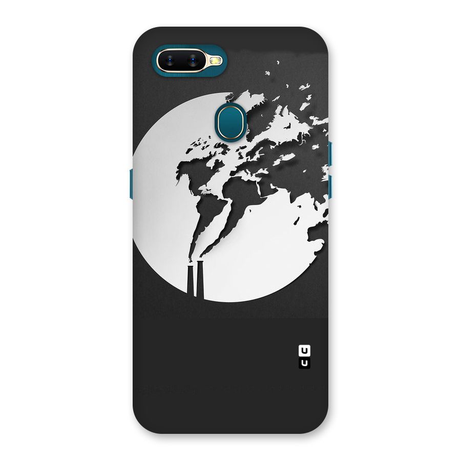 Disorted Design Black Back Case for Oppo A11k