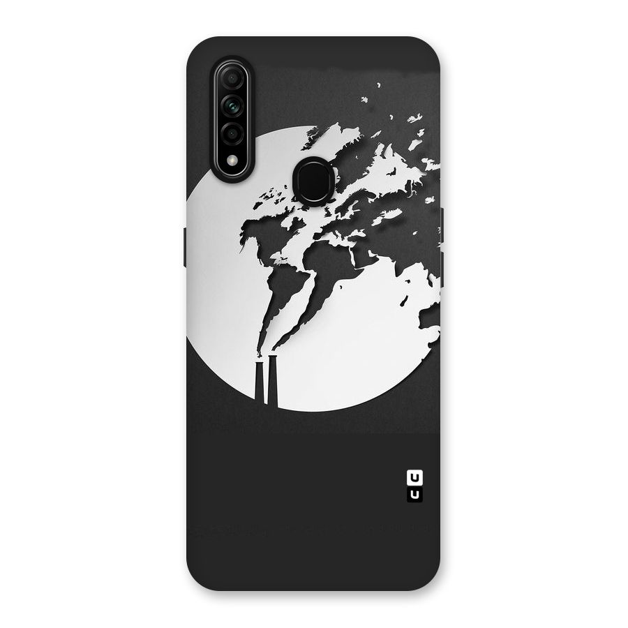 Disorted Design Black Back Case for Oppo A31