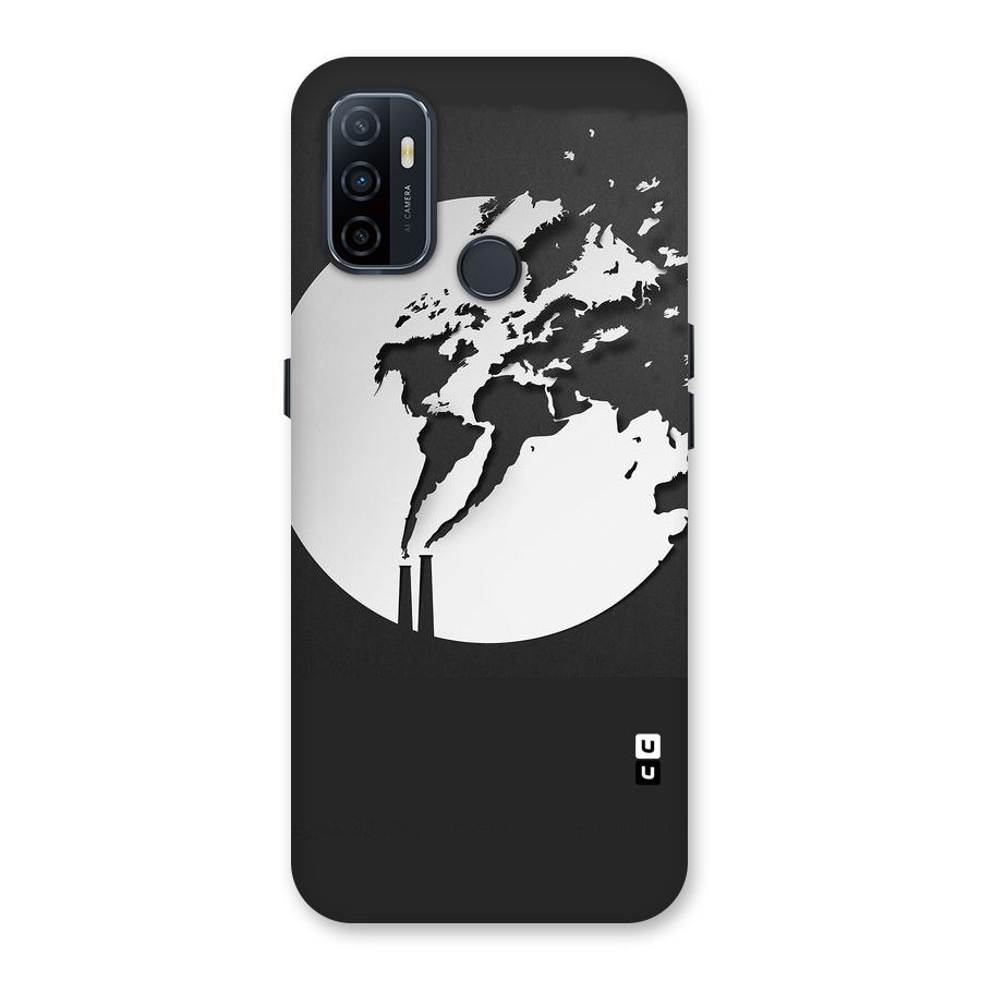 Disorted Design Black Back Case for Oppo A32