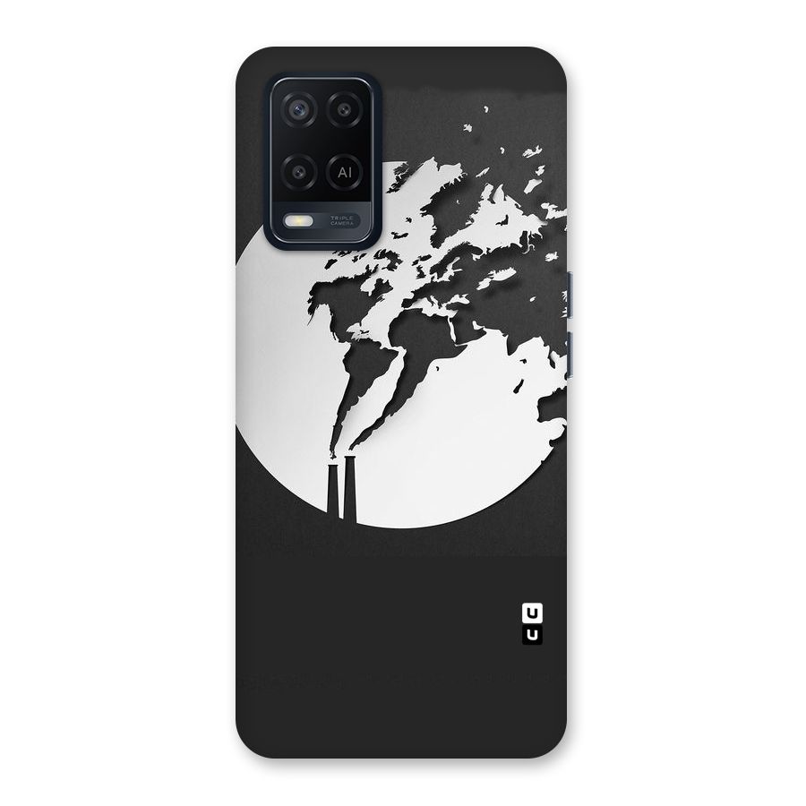 Disorted Design Black Back Case for Oppo A54