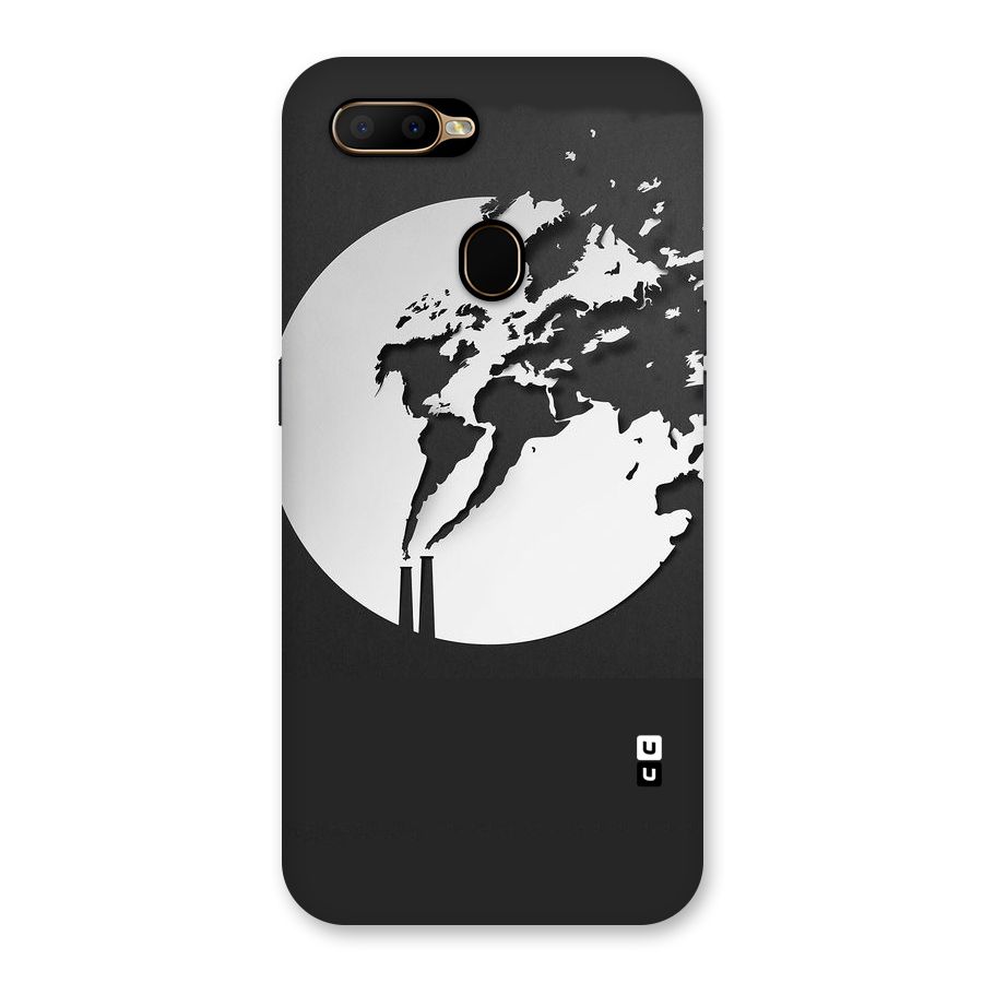 Disorted Design Black Back Case for Oppo A5s