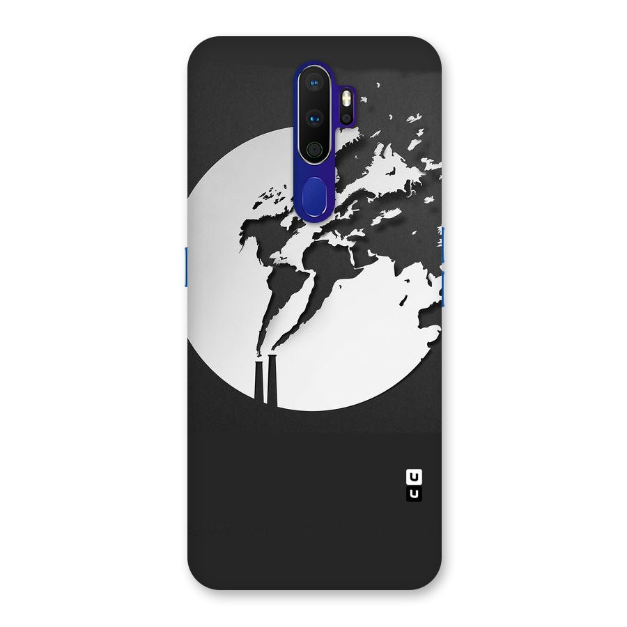 Disorted Design Black Back Case for Oppo A9 (2020)