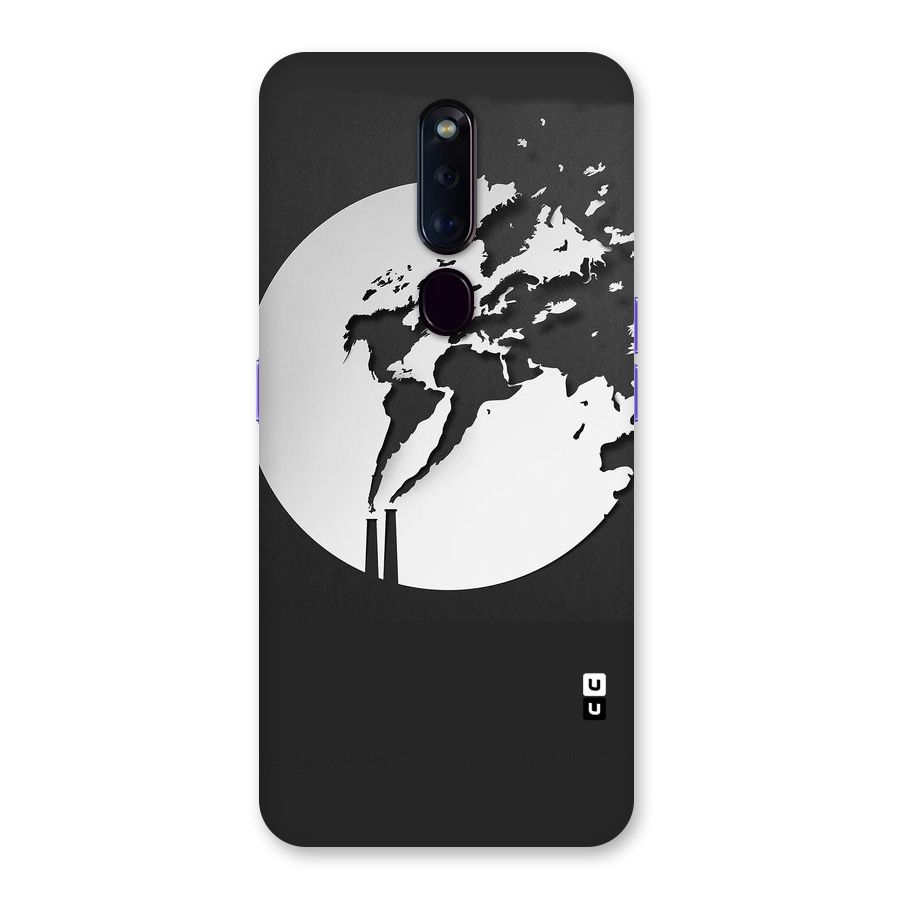 Disorted Design Black Back Case for Oppo F11 Pro