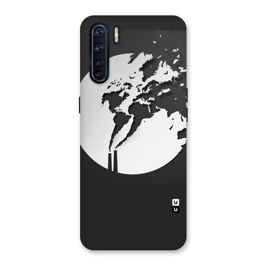 Disorted Design Black Back Case for Oppo F15