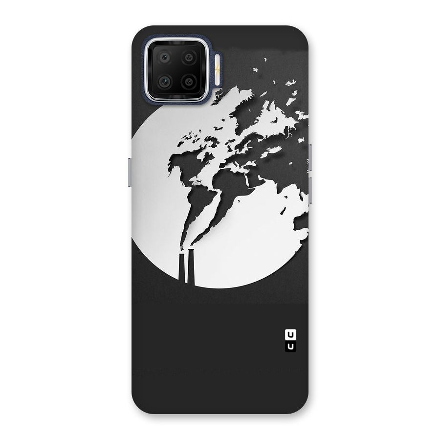 Disorted Design Black Back Case for Oppo F17