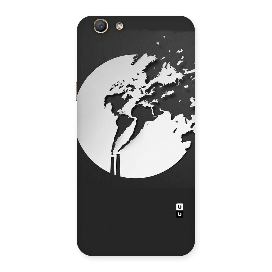 Disorted Design Black Back Case for Oppo F1s