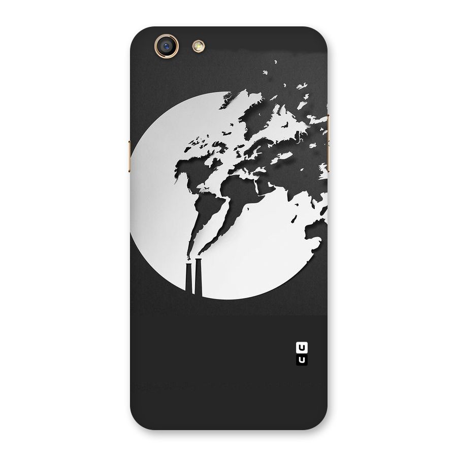 Disorted Design Black Back Case for Oppo F3