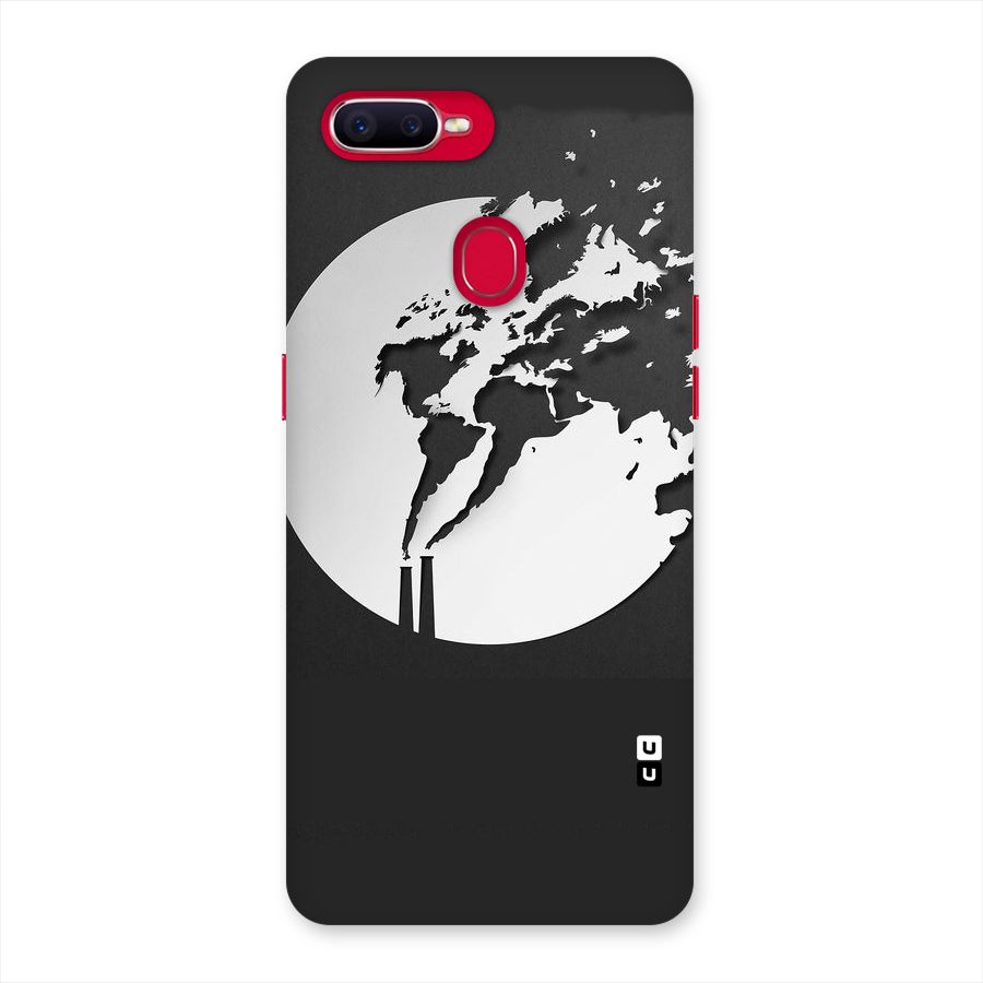 Disorted Design Black Back Case for Oppo F9 Pro