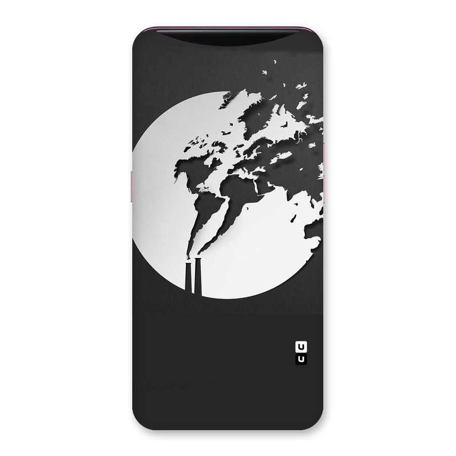 Disorted Design Black Back Case for Oppo Find X