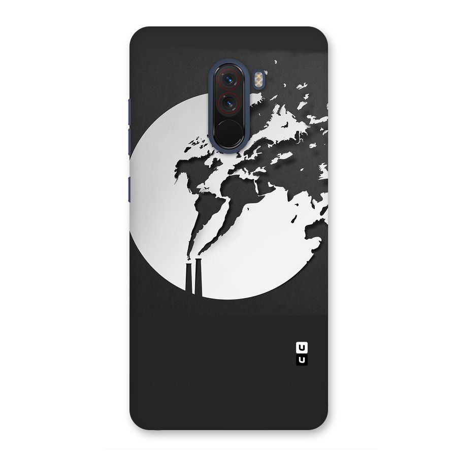 Disorted Design Black Back Case for Poco F1