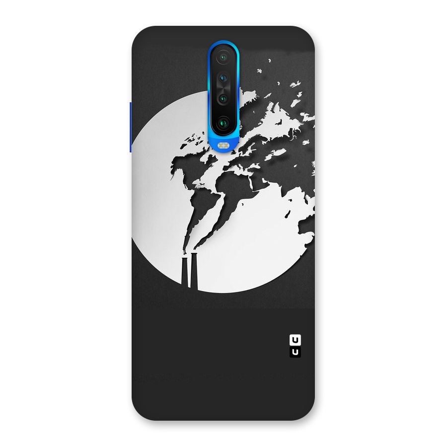 Disorted Design Black Back Case for Poco X2