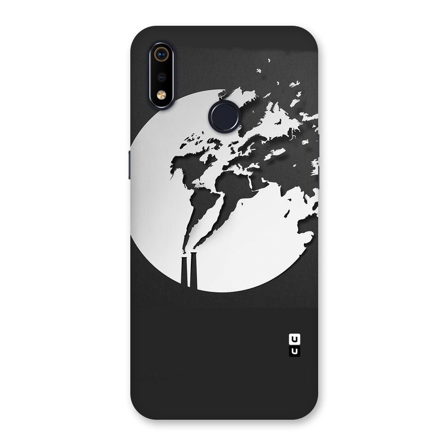 Disorted Design Black Back Case for Realme 3i