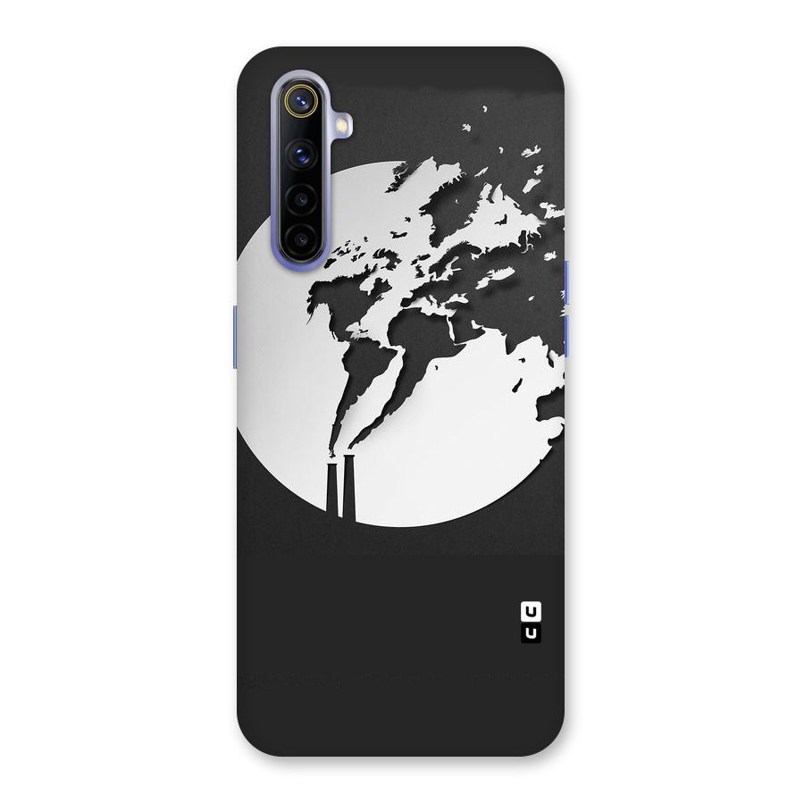 Disorted Design Black Back Case for Realme 6