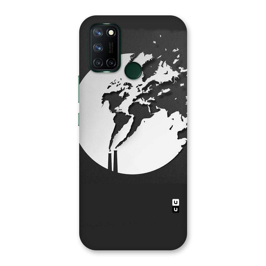 Disorted Design Black Back Case for Realme 7i