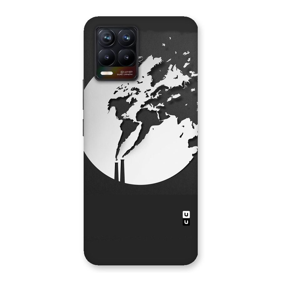 Disorted Design Black Back Case for Realme 8