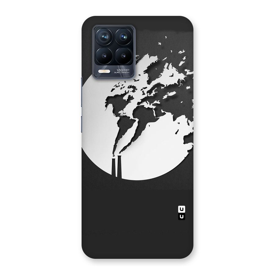 Disorted Design Black Back Case for Realme 8 Pro
